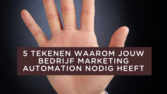 5 tekenen waarom